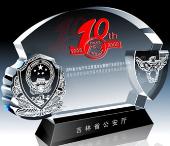 水晶艺术品中韩建交10周年