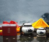 雪花蓝骑士茶叶罐