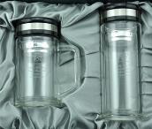 玻璃杯两件套 人寿礼品